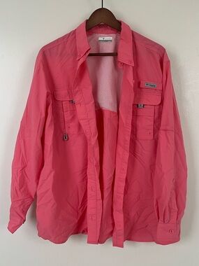 Columbia Women's Bright Pink Utility Fishing Jacket